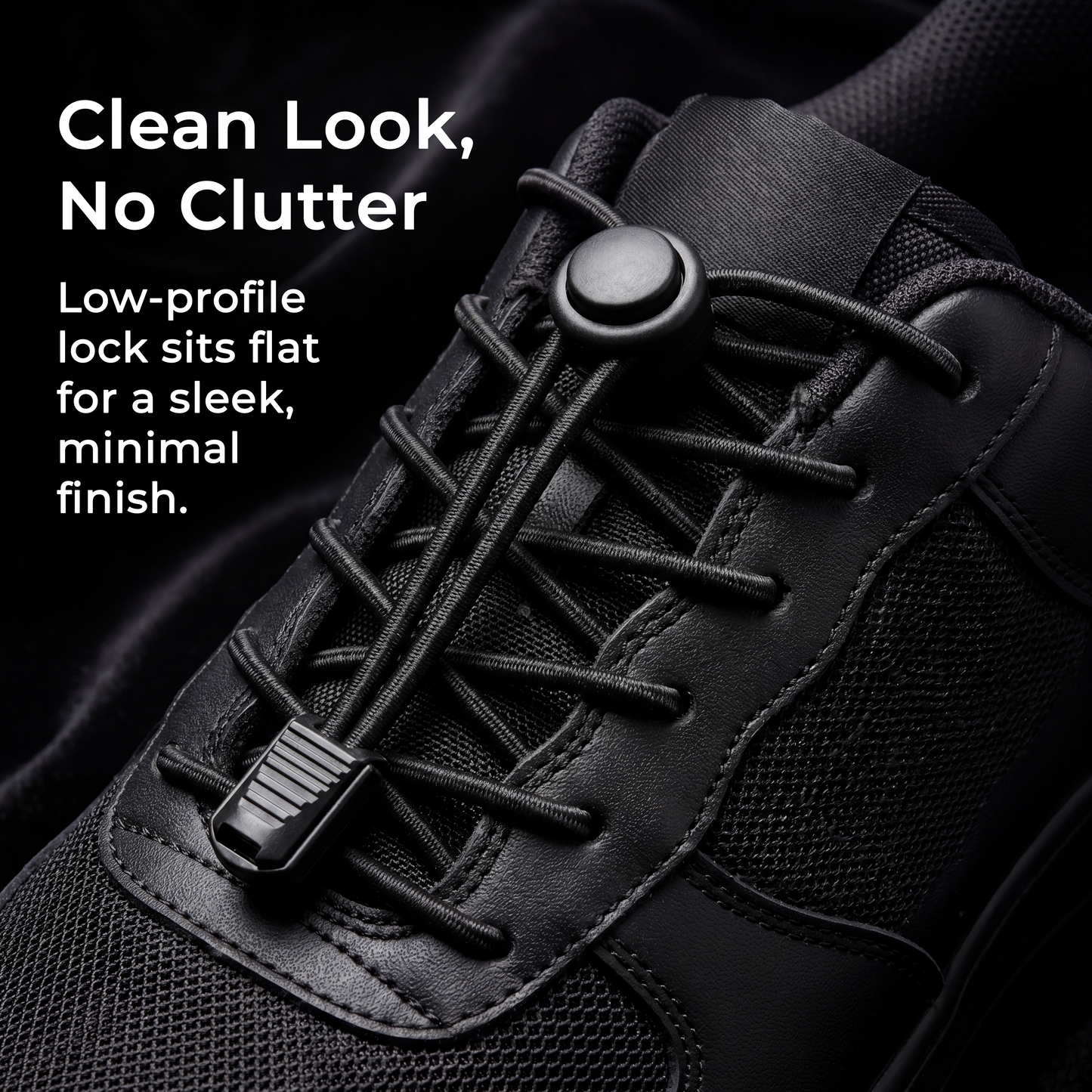 Round Cut-to-Fit Elastic Shoelaces