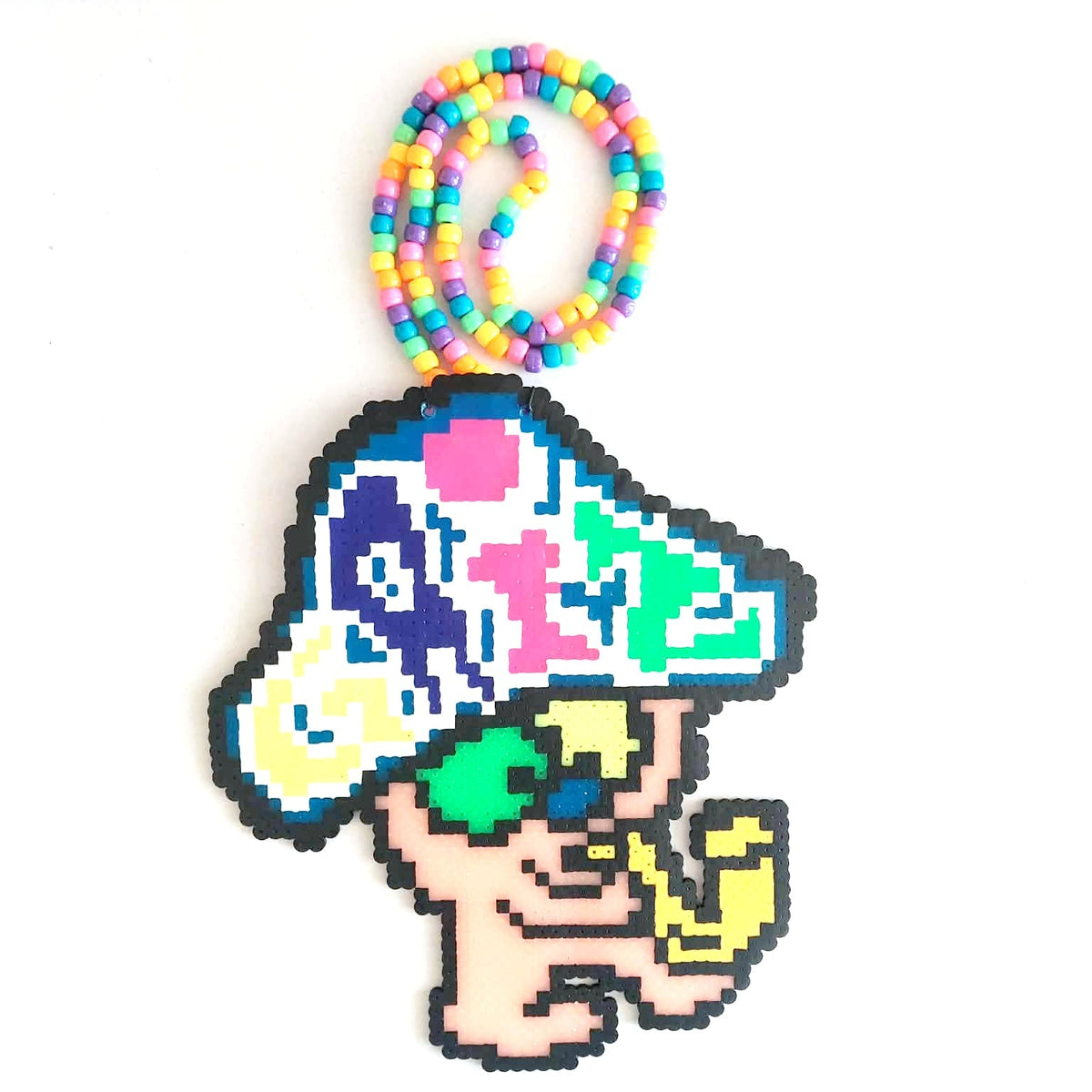 Griz Mushroom Perler Necklace (XL)