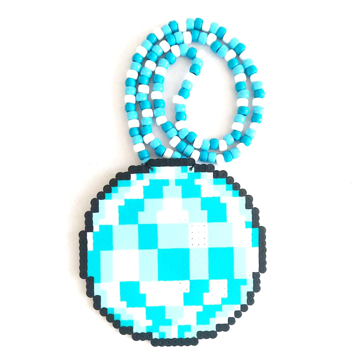 Disco Ball Perler Necklace (Medium)