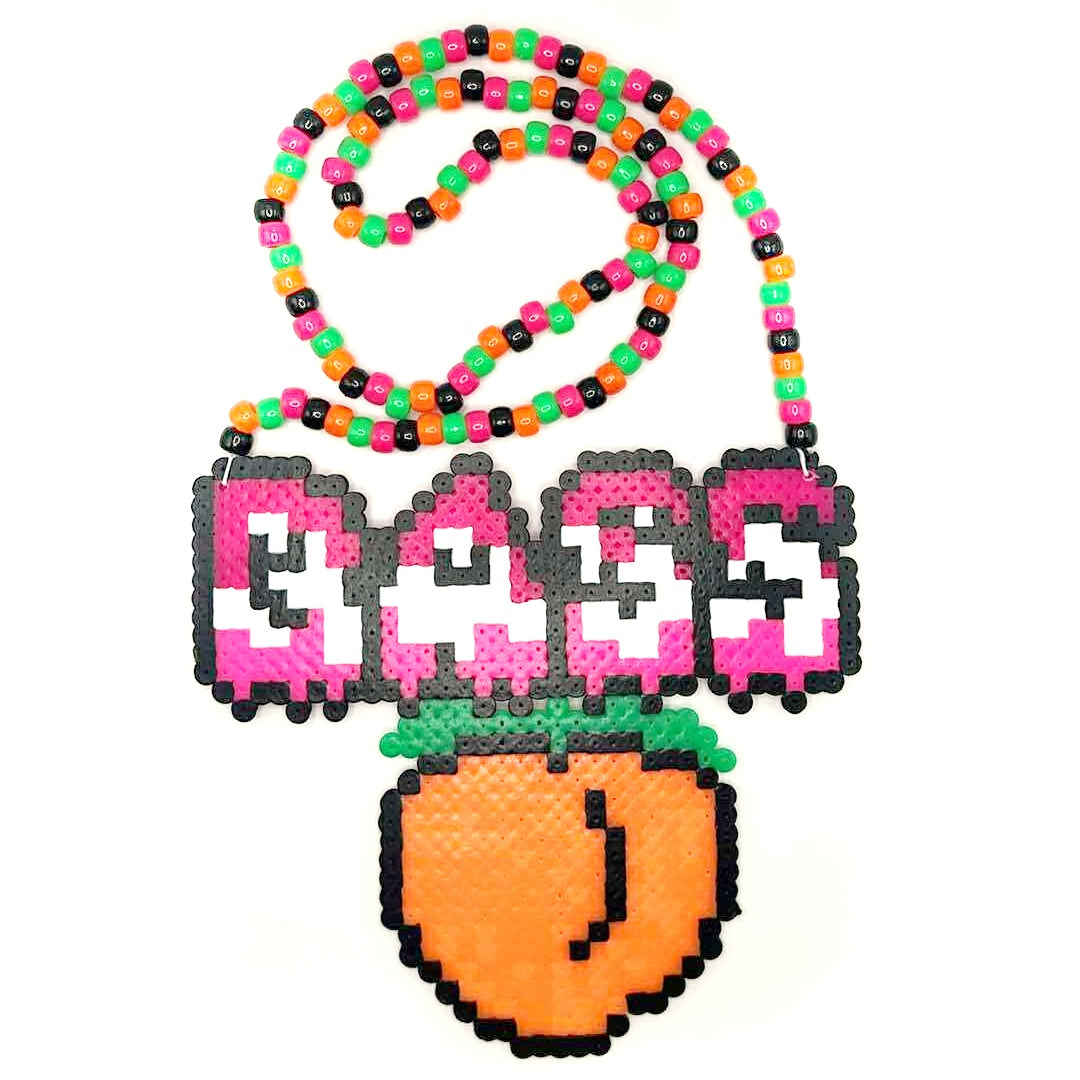 Bass Booty Perler Necklace (Large)