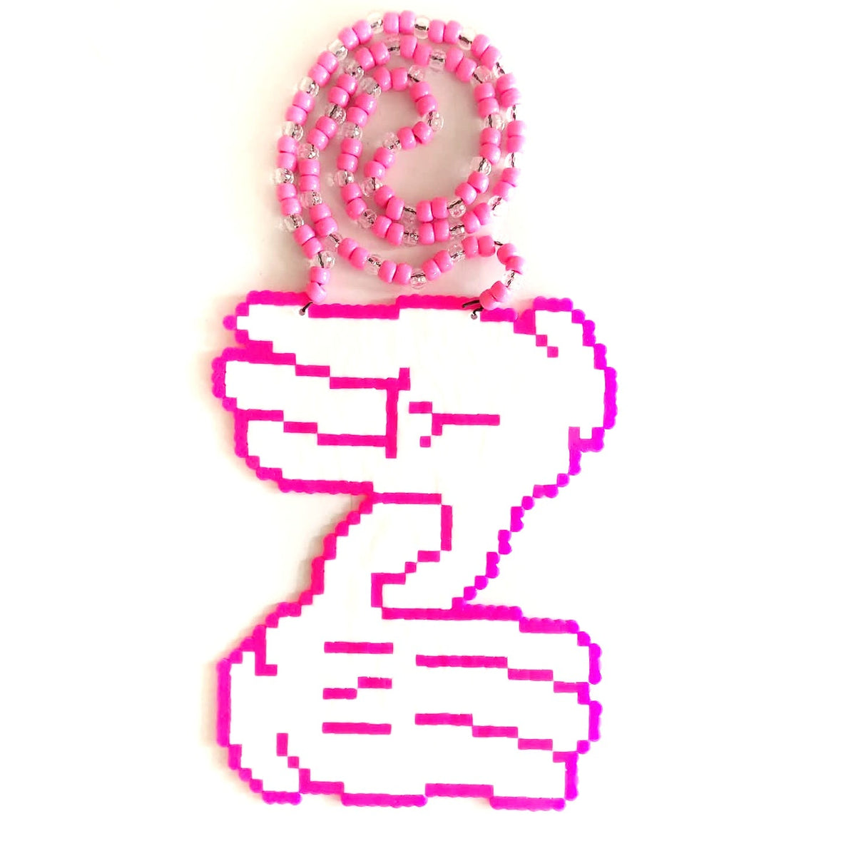 Zeds Dead Hands Perler Necklace (XL)