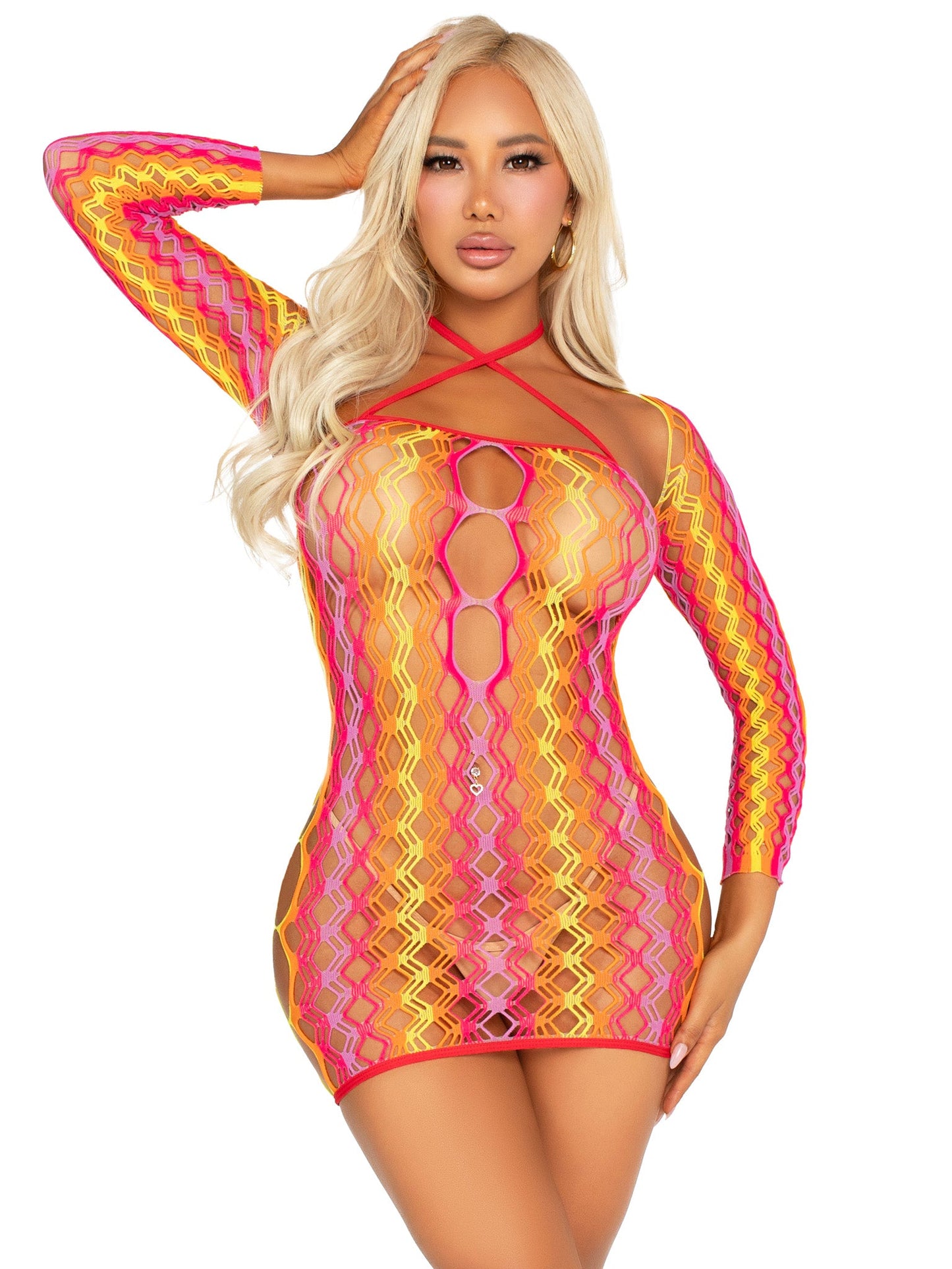 Eyes On Me Dress and Shrug Set