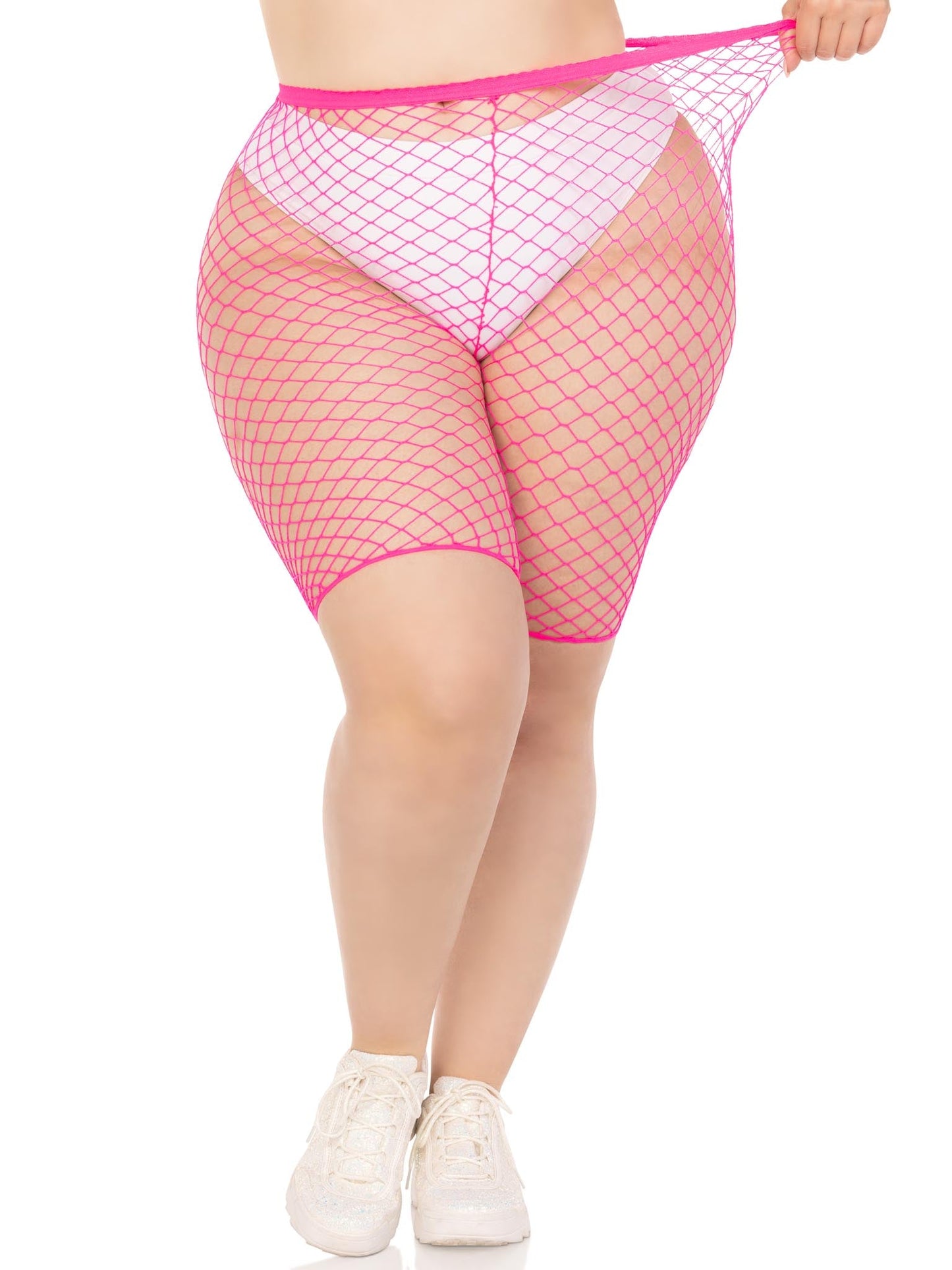 Troublemaker Fishnet Biker Shorts