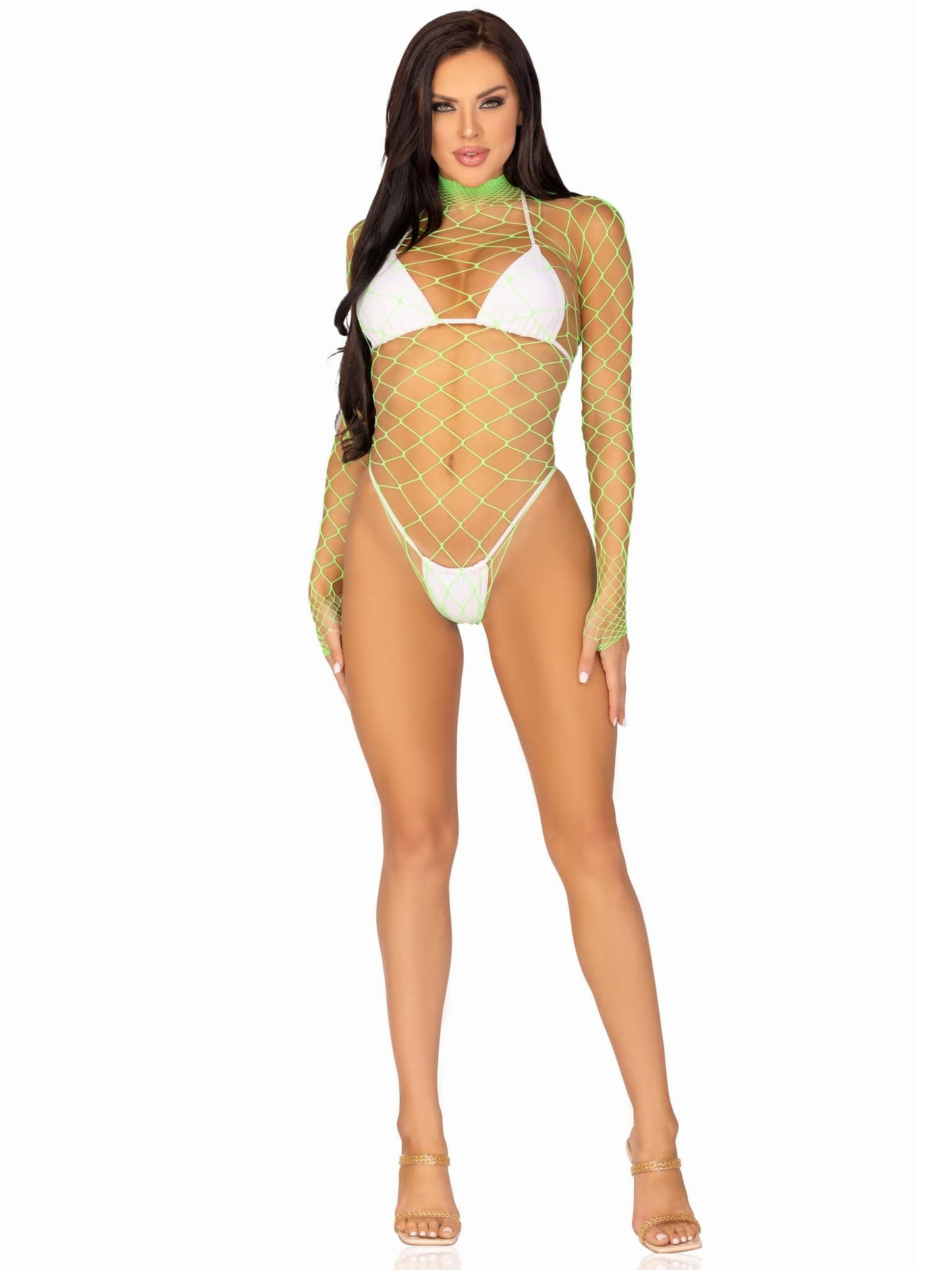 Pretty Please Net Bodysuit
