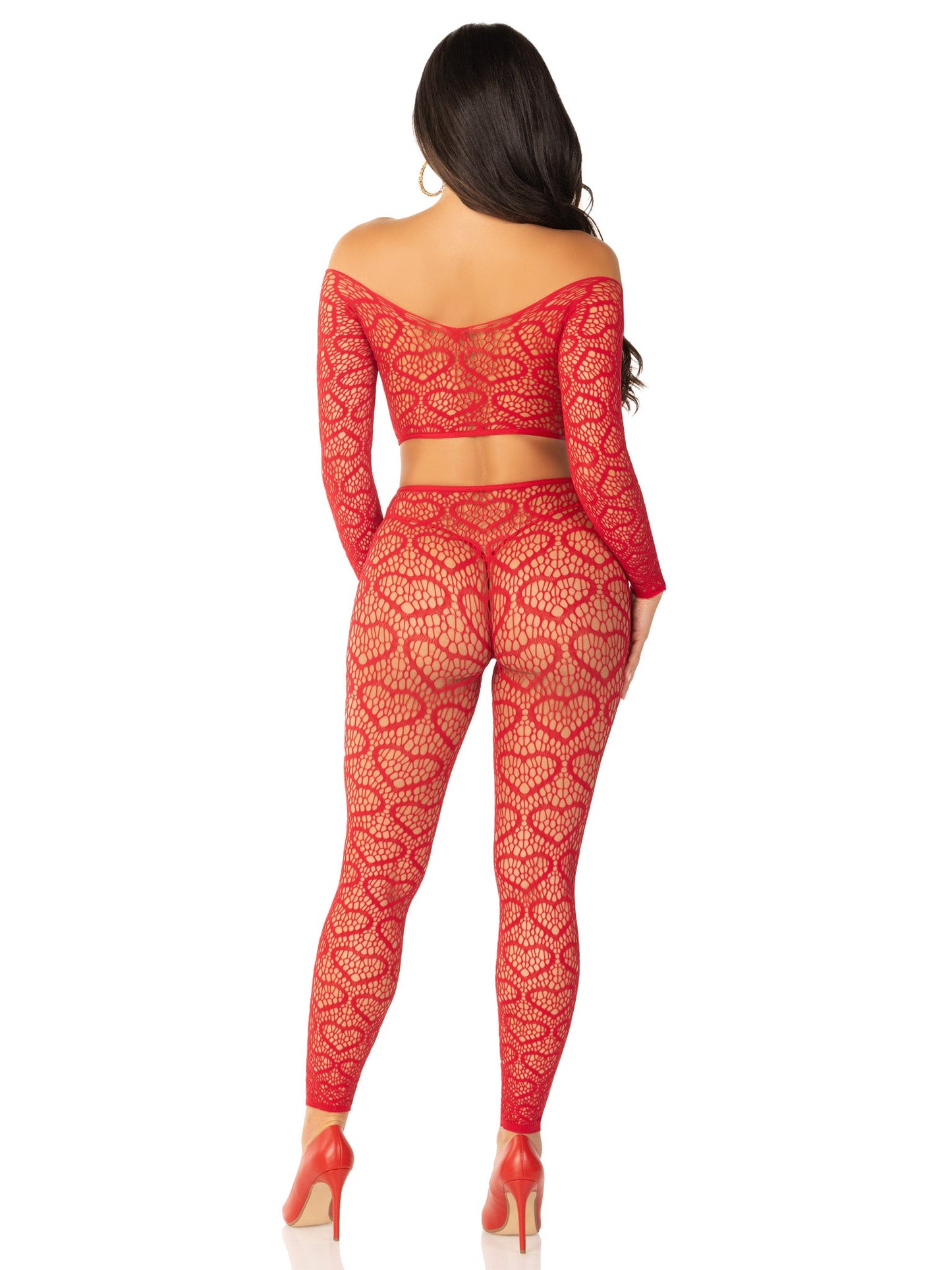 Wild Hearts Crop Top and Footless Tights