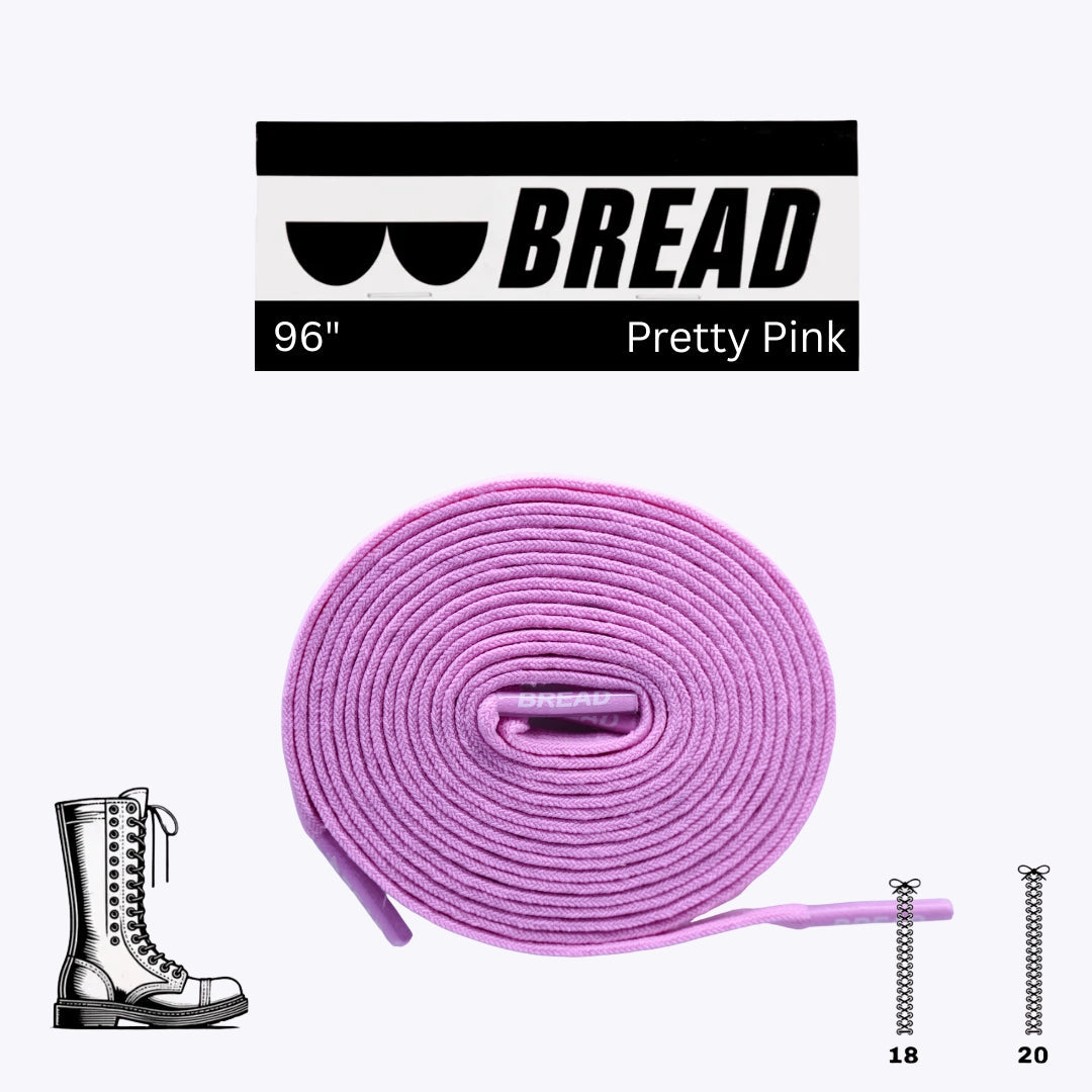 Pretty Pink Elastic Shoelaces