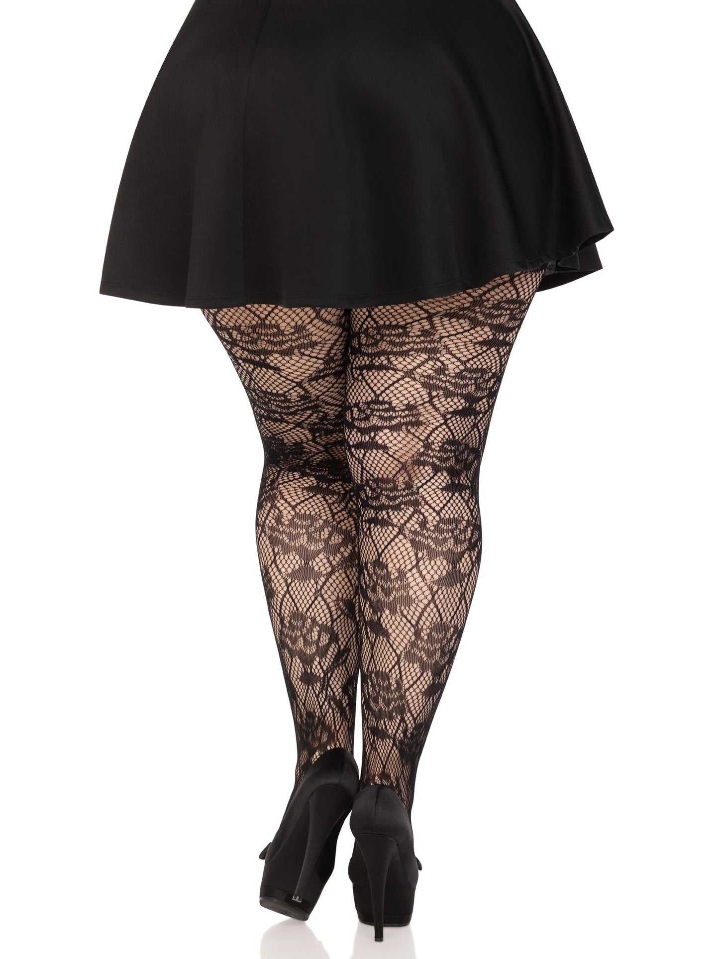 Wild Rose Net Tights