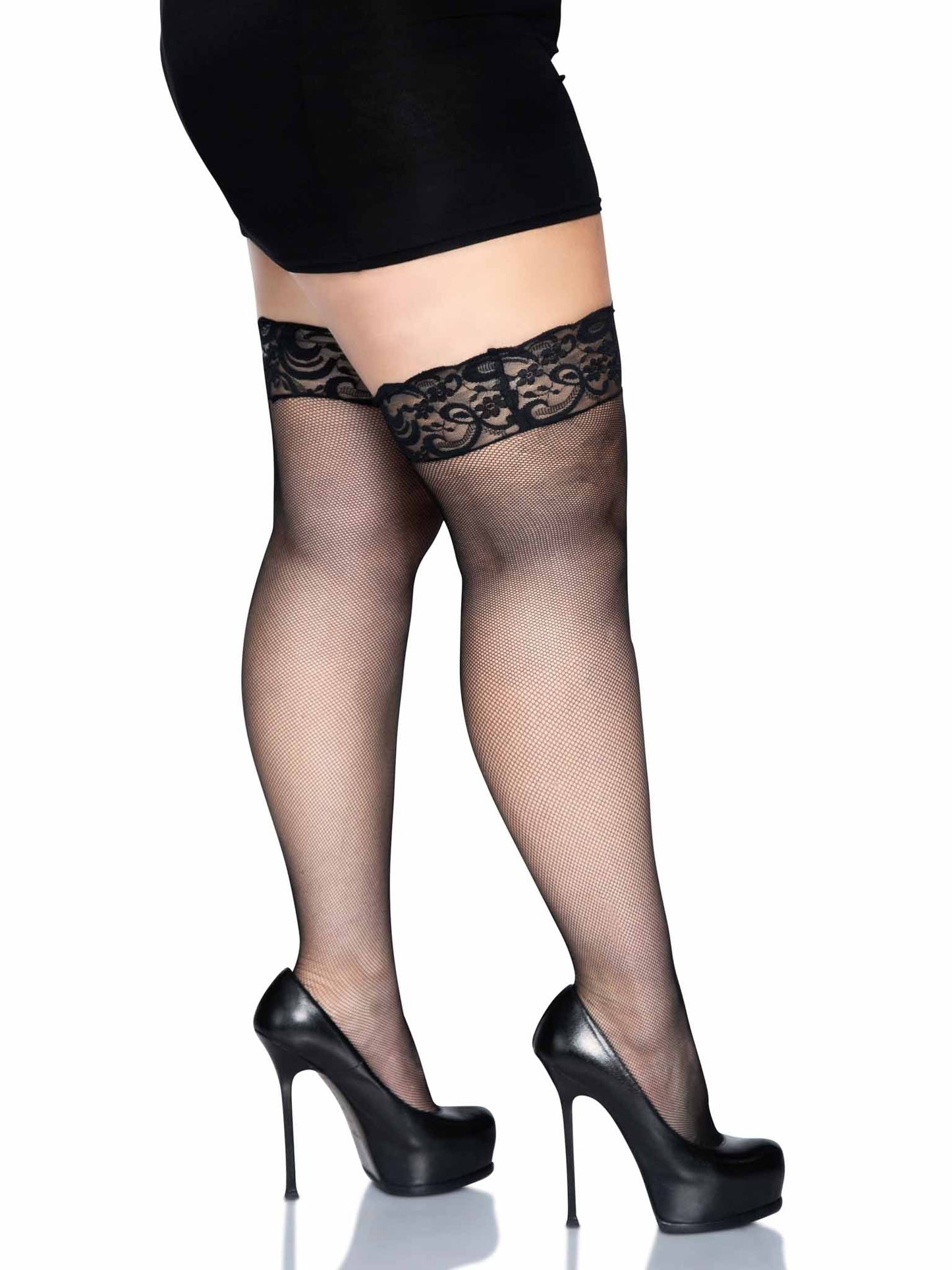 Pia Micro Net Thigh Highs
