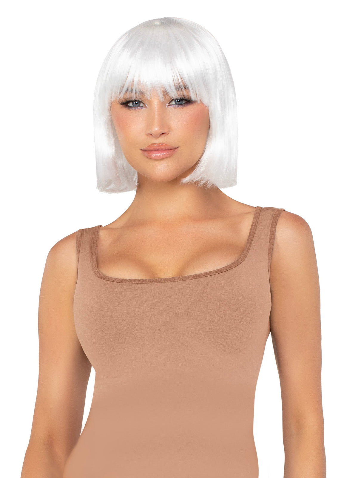 13" Pearl Short Natural Bob Wig