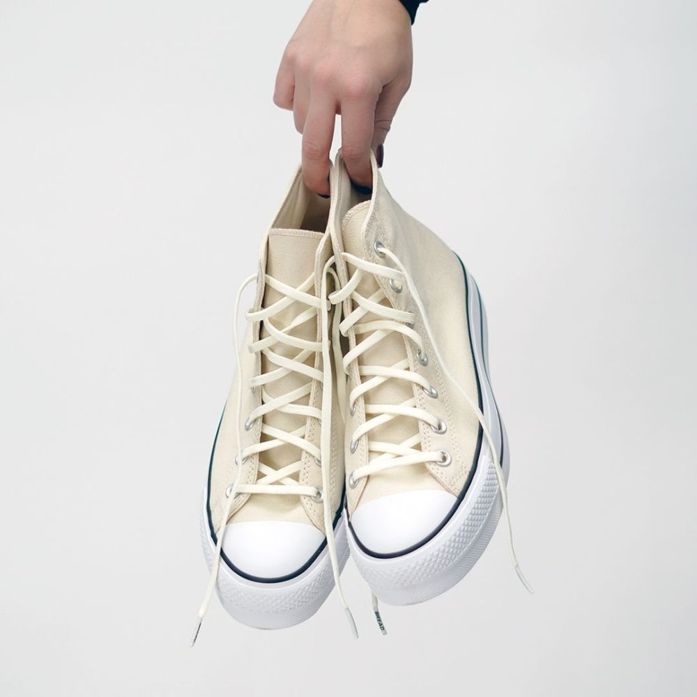 Luxe Creme Elastic Shoelaces