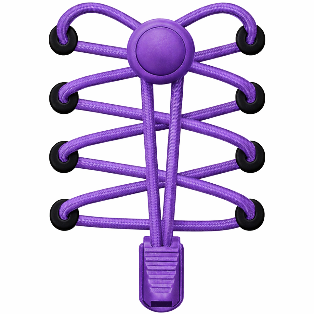Round Cut-to-Fit Elastic Shoelaces