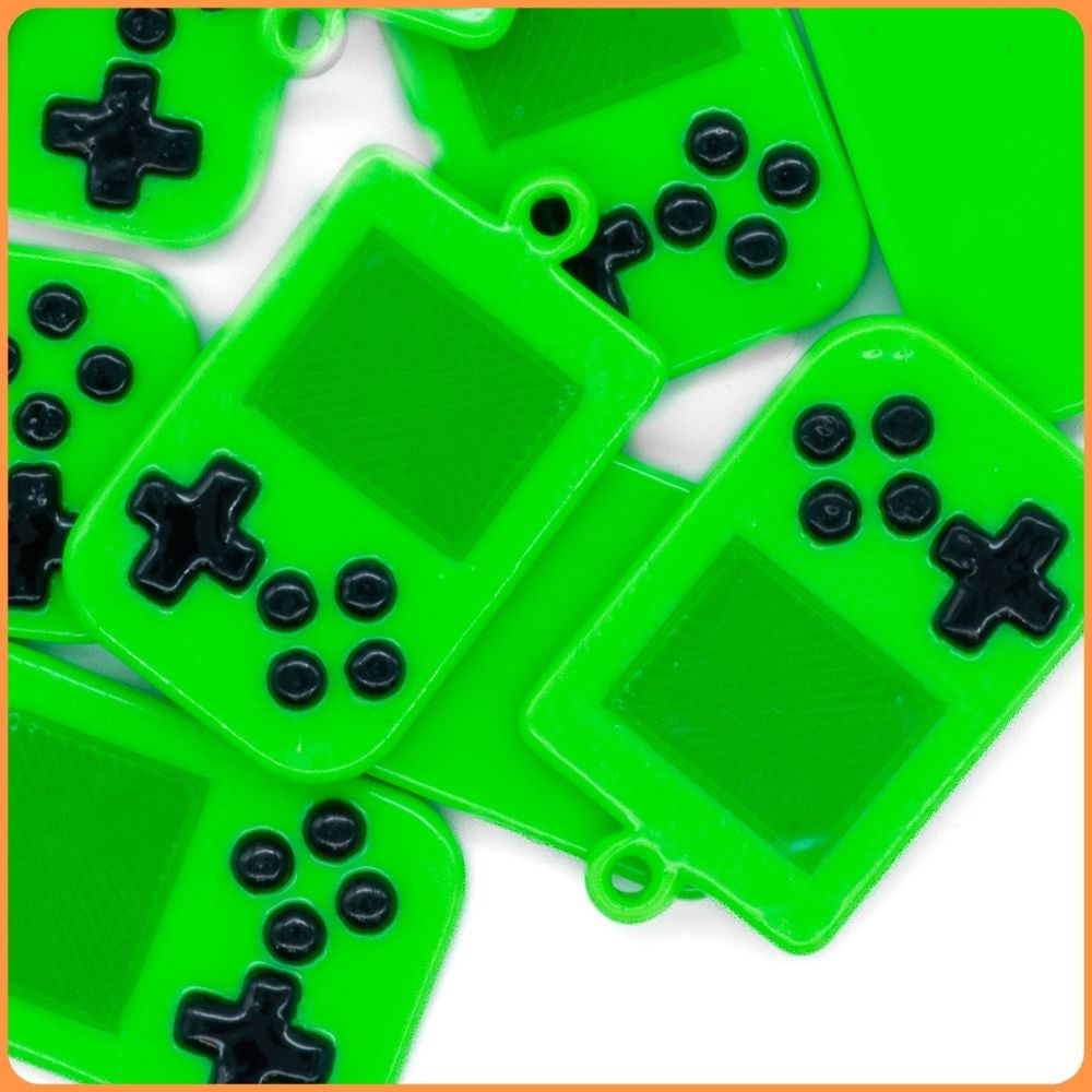 Green Handheld Kandi Charm