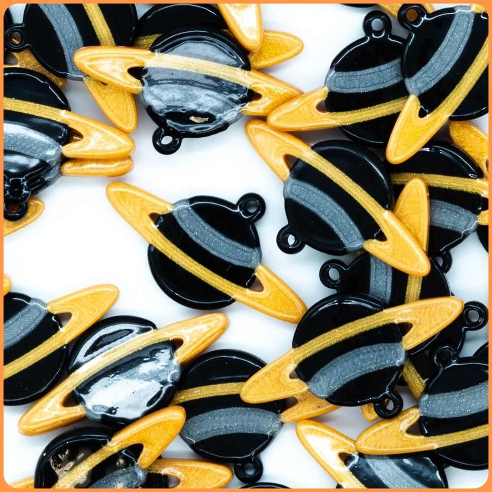 Black Planet Kandi Charm