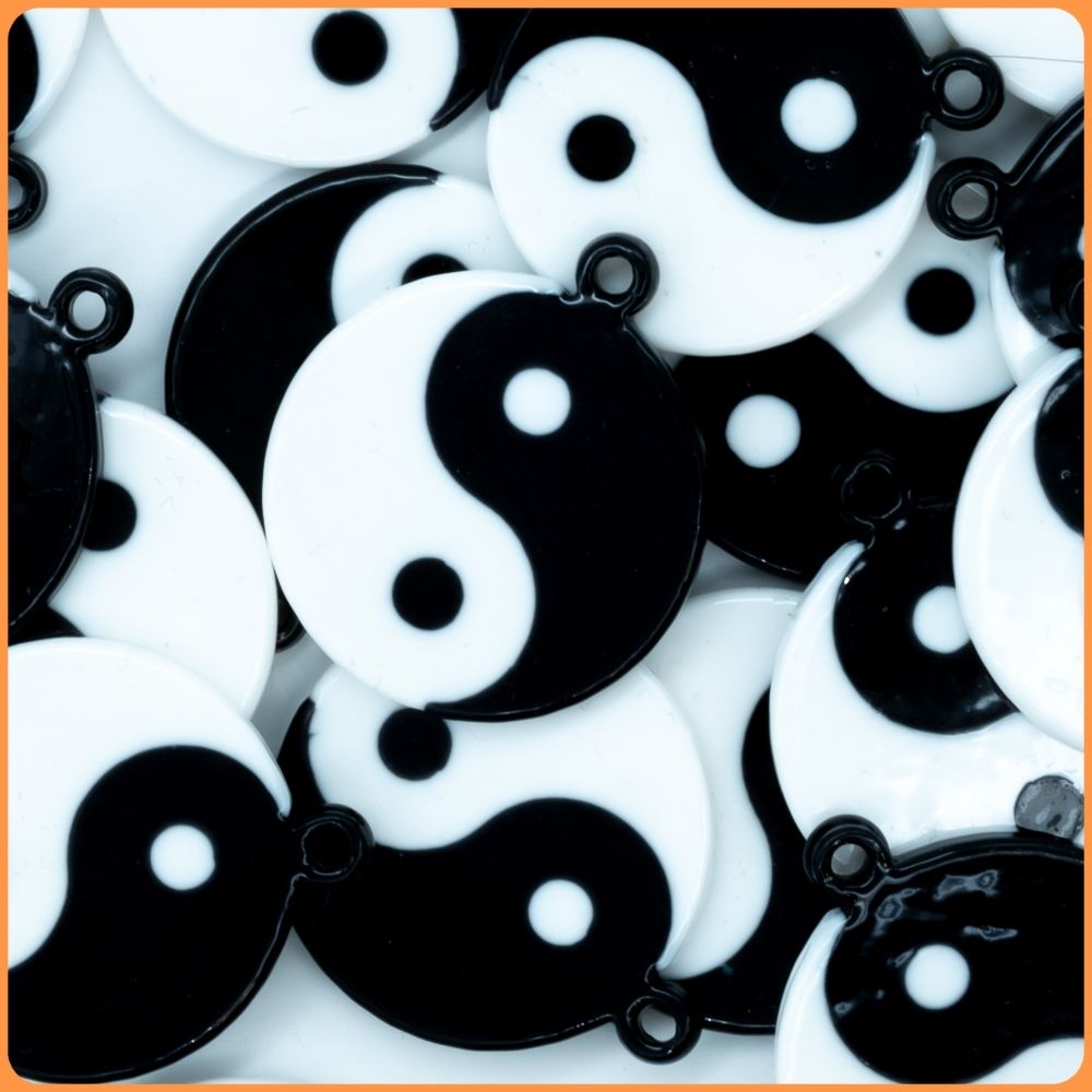 Yin Yang Kandi Charm