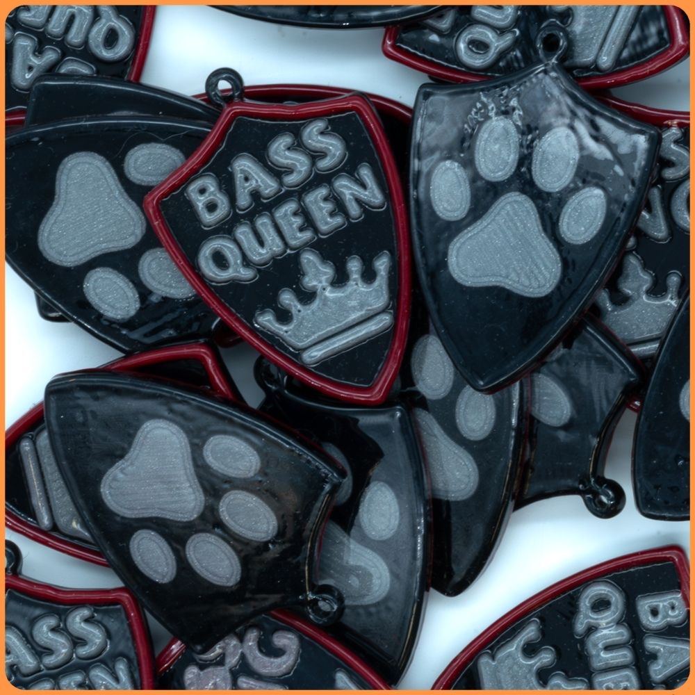 Grey Bass Queen Kandi Charm