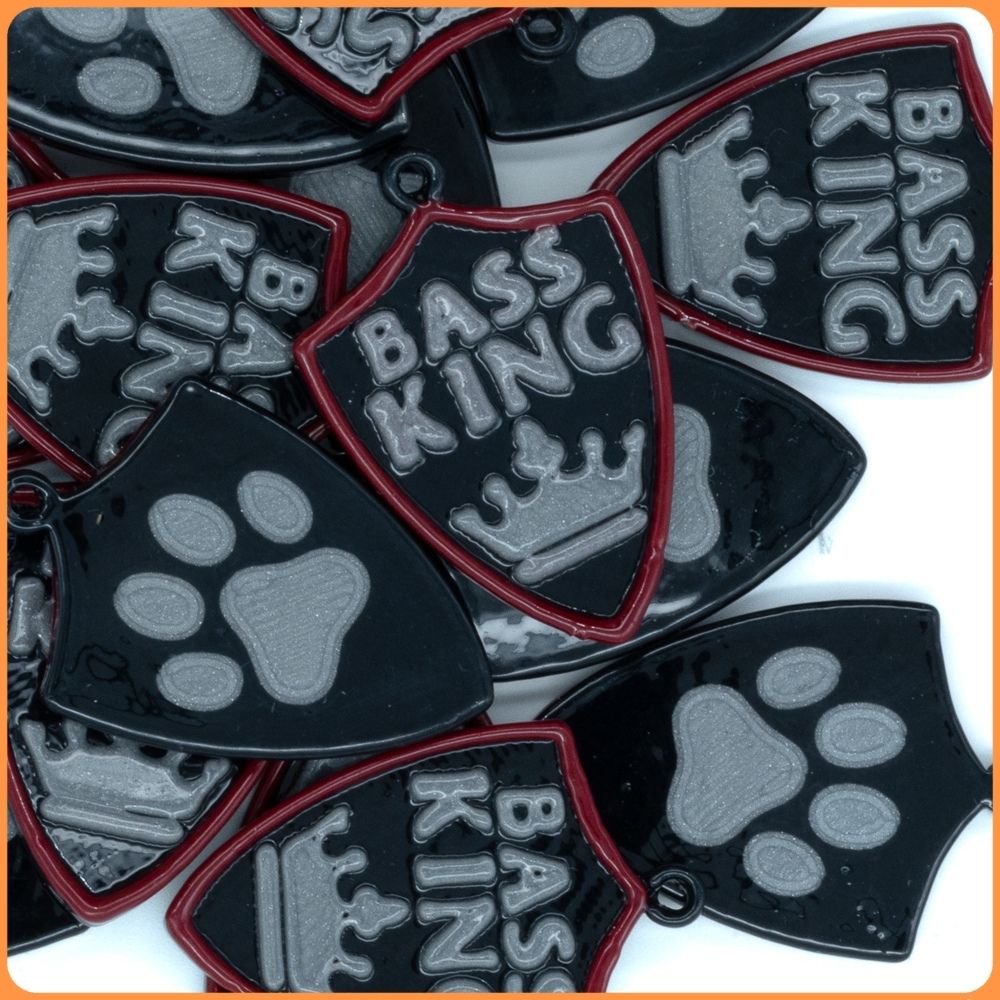 Grey Bass King Kandi Charm