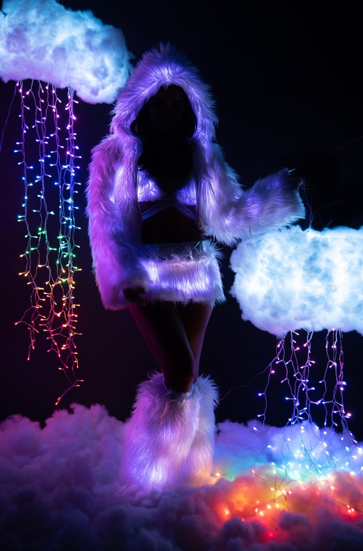 Light-Up LED Zip Hoodie