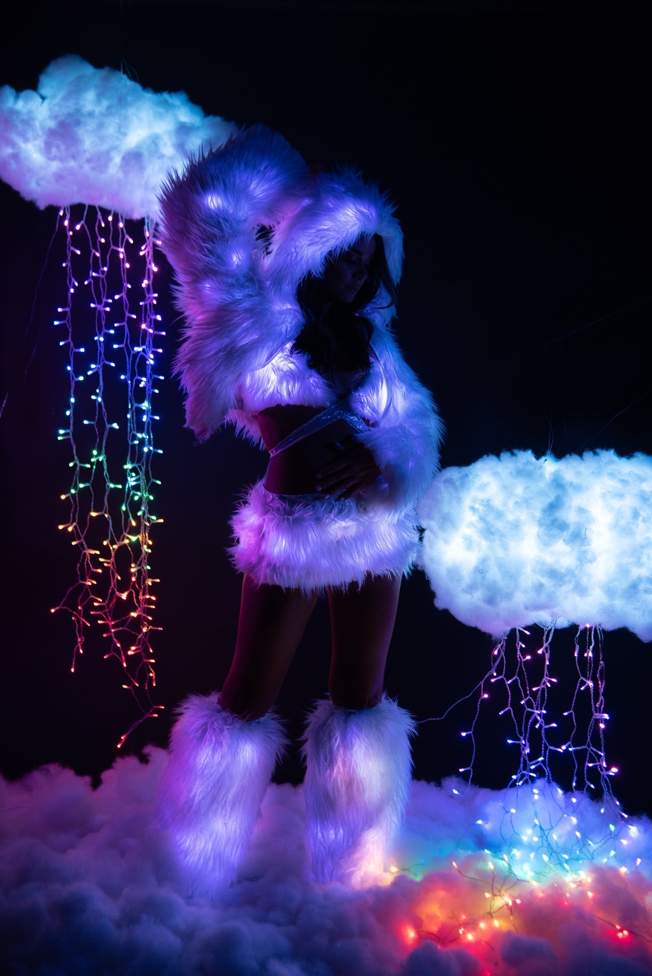 Light-Up LED Zip Hoodie
