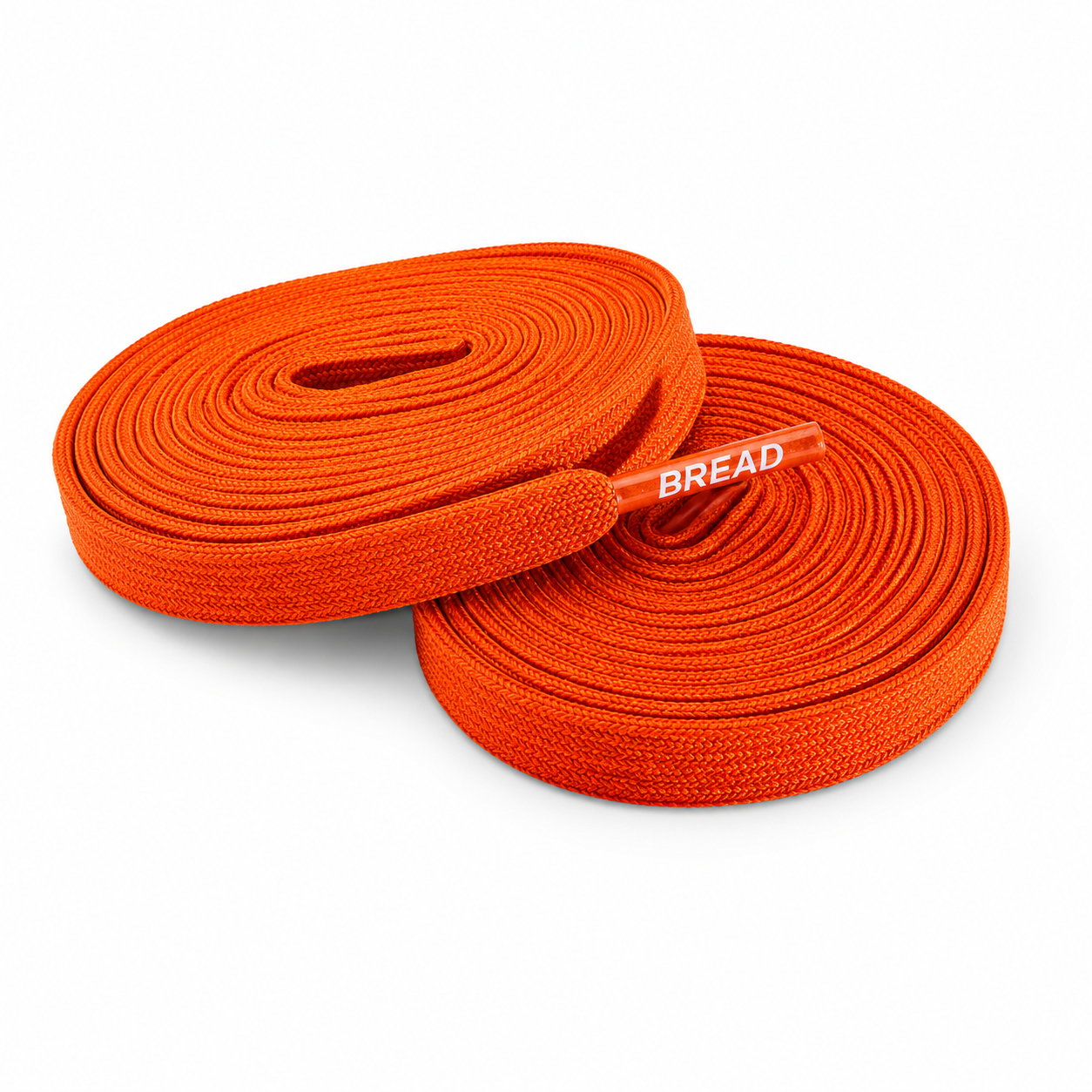 Coral Orange Elastic Shoelaces