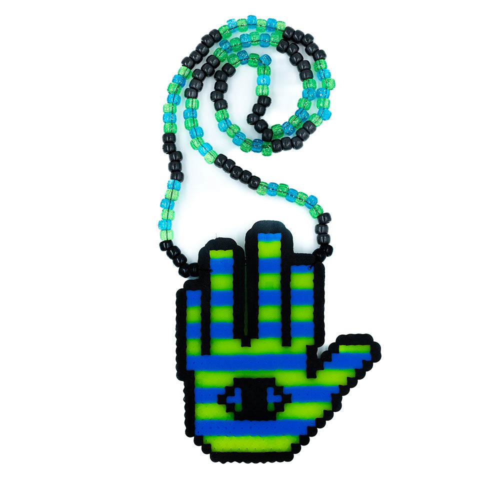 REZZ Hand Perler Necklace (Medium)