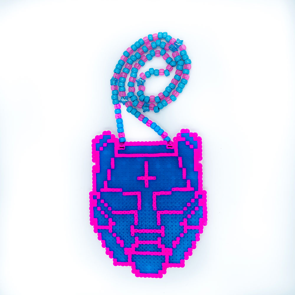 BTSM Helmet Perler Necklace (XL)