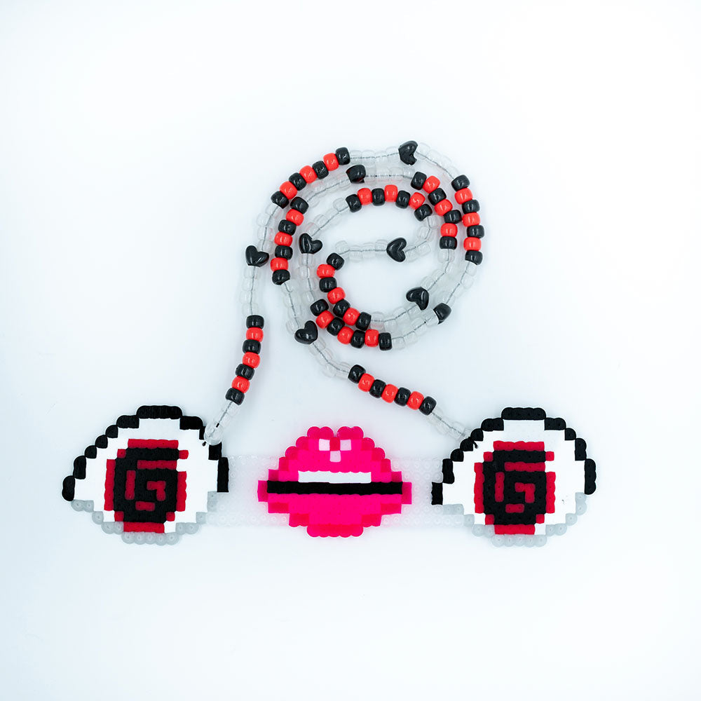 REZZ Emoji Perler Necklace (Large)