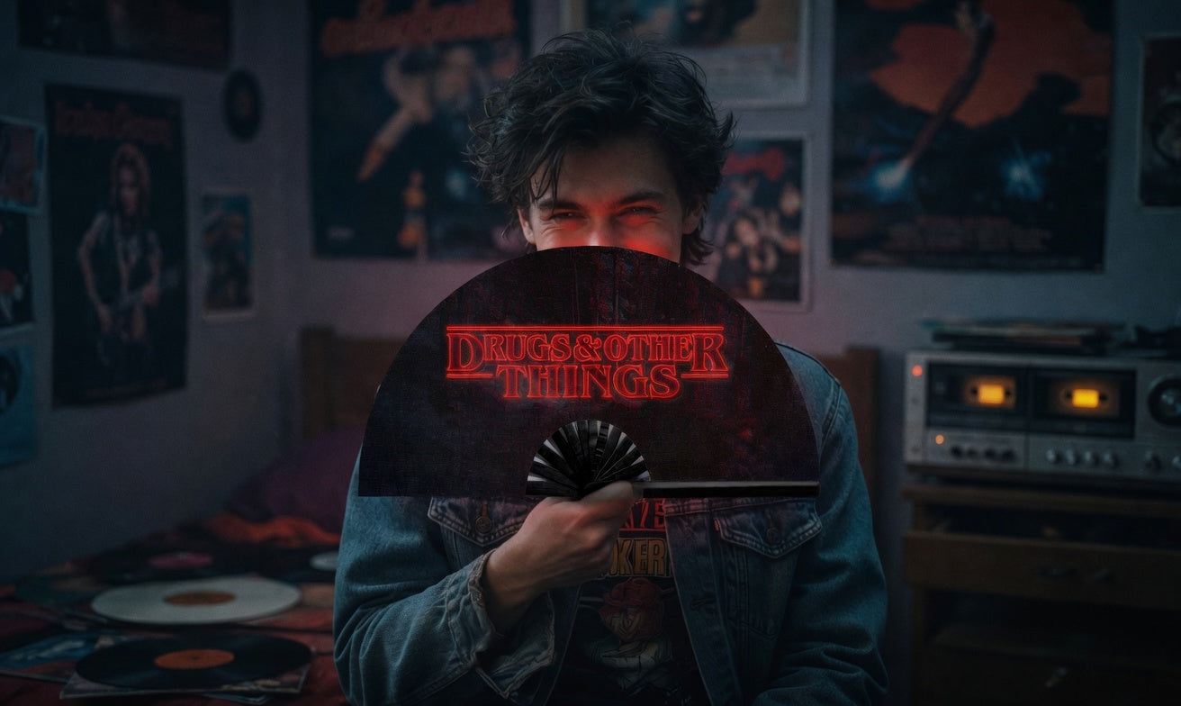 Drugs & Other Things Hand Fan