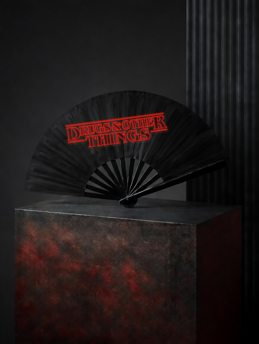 Drugs & Other Things Hand Fan