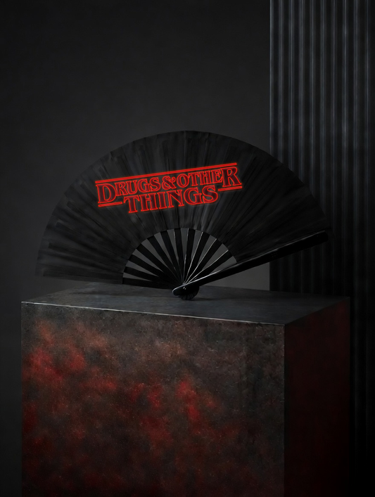 Drugs & Other Things Hand Fan