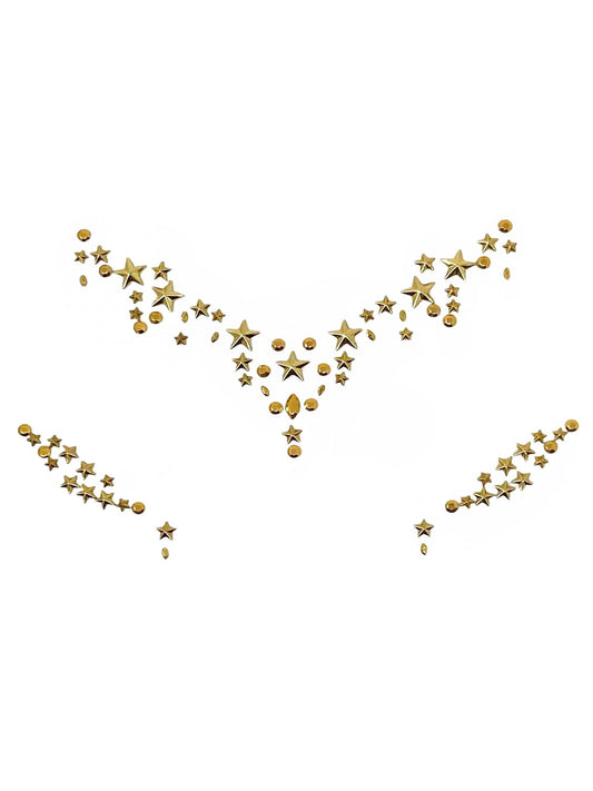 Star Sign Face Jewels Sticker