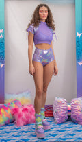 High-Waist Rave Shorts