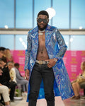 Vinyl Rave Trench Coat