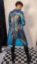 Vinyl Rave Trench Coat