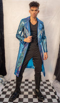Vinyl Rave Trench Coat