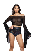 High-Waist Festival Shorts