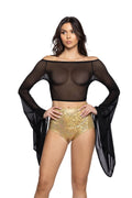 High-Waist Festival Shorts