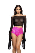 High-Waist Festival Shorts