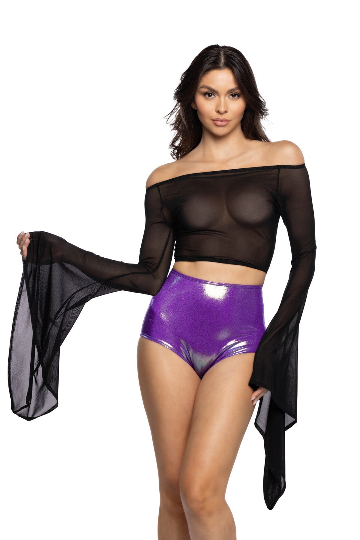 High-Waist Festival Shorts