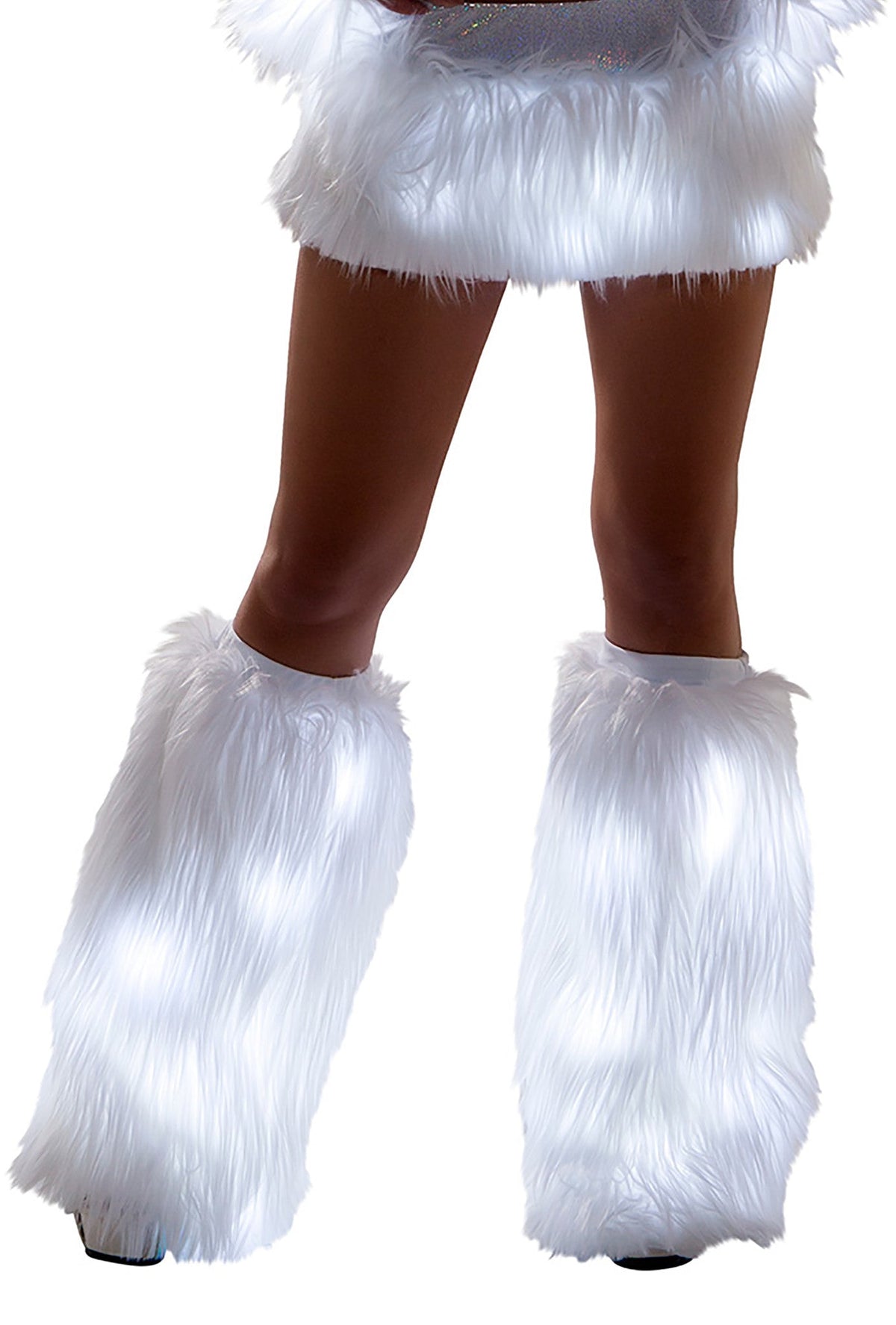 Light-Up Faux Fur Leg Warmers
