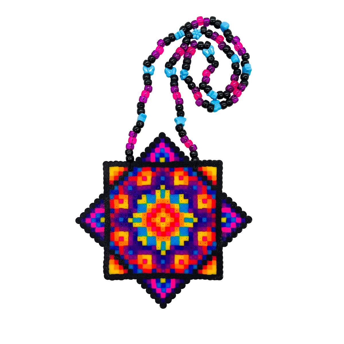 EDC Flowstar Perler Necklace (Large)