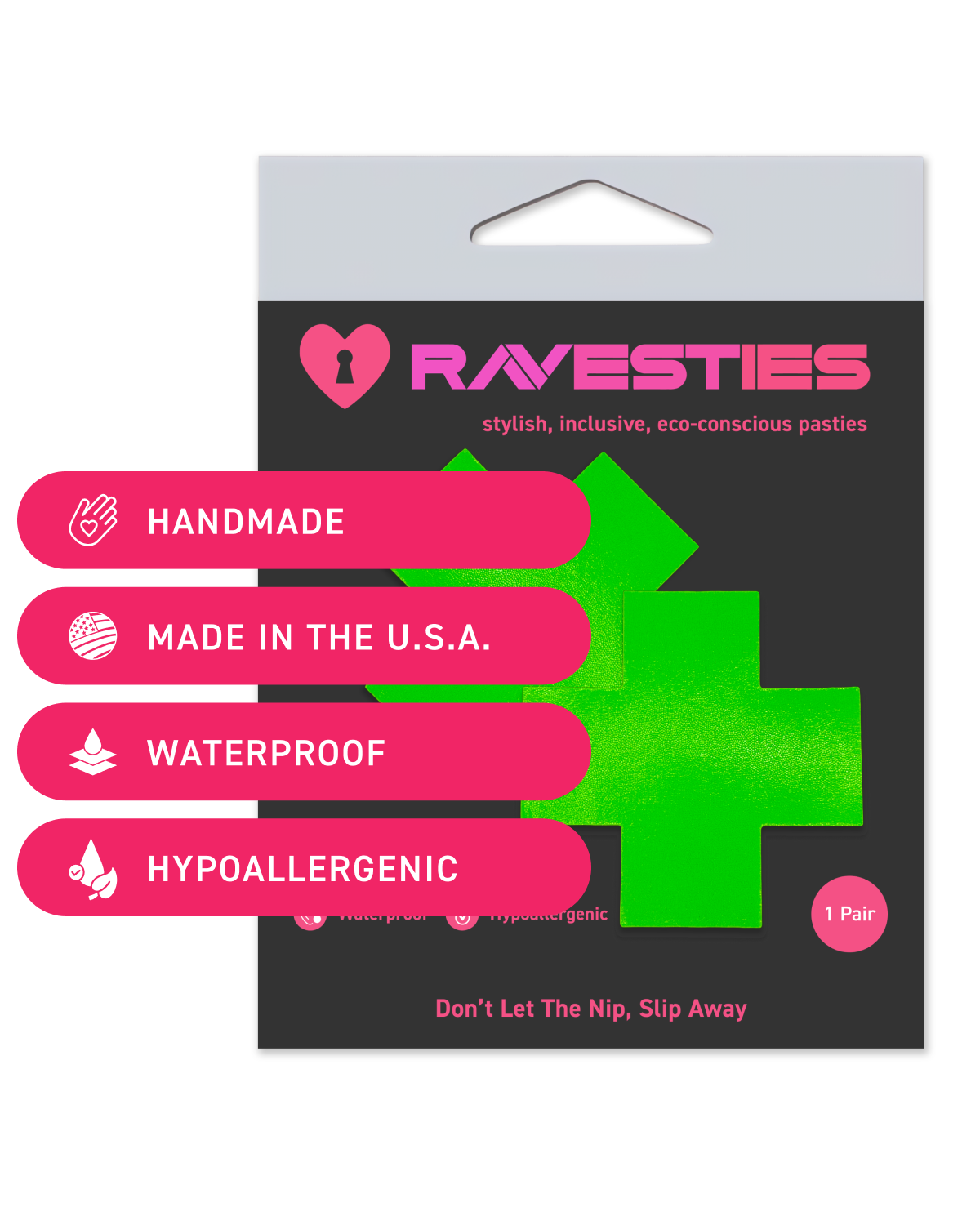 Drip Heart Nipple Pasties