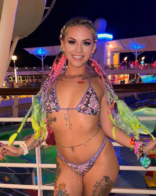 Sequin Bikini Top