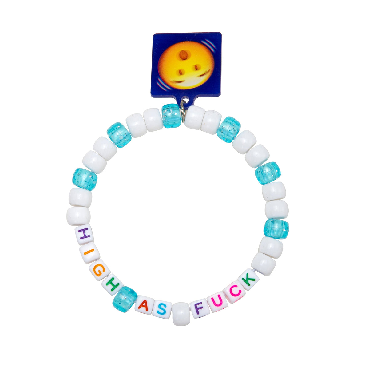High as F*ck Kandi Bracelet
