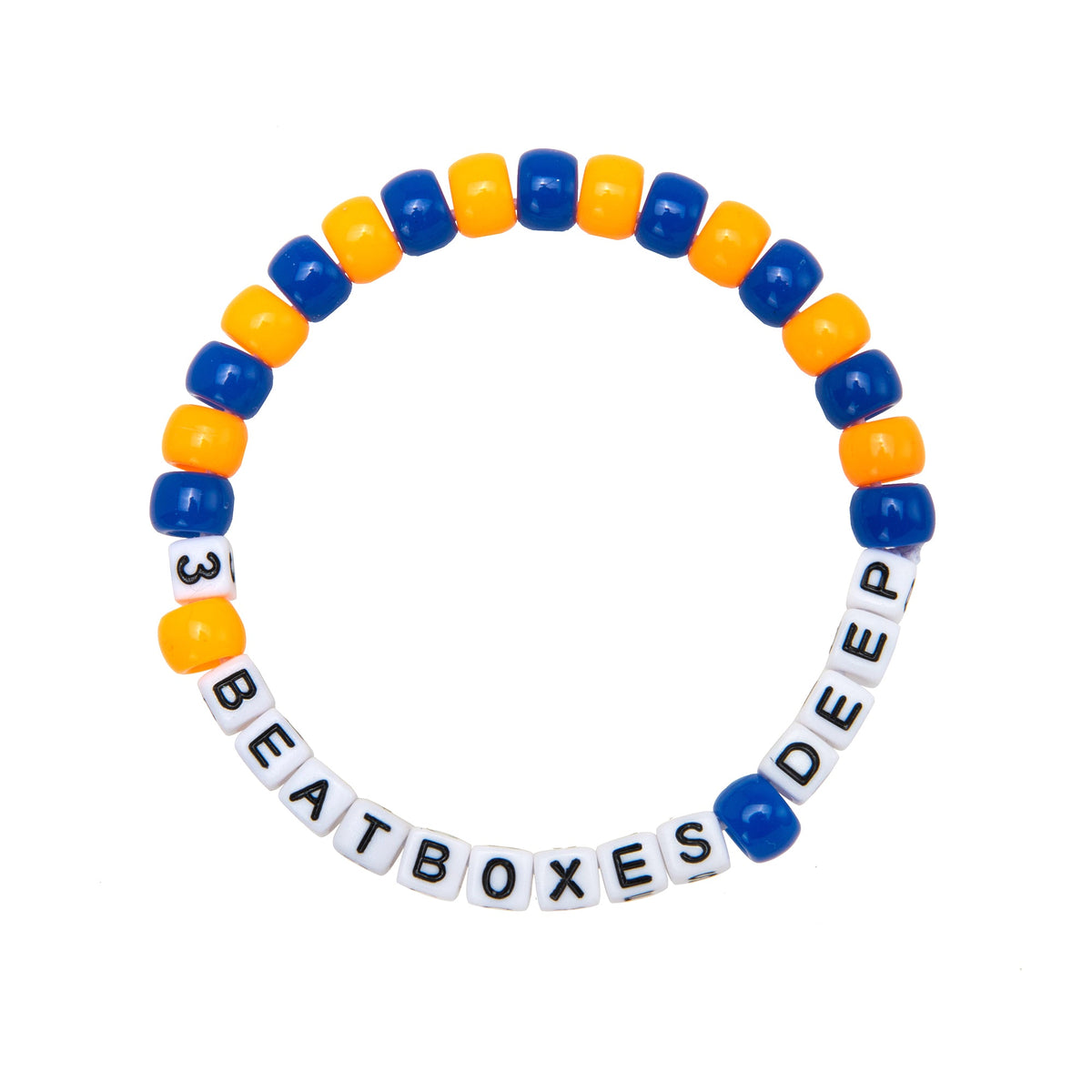 3 Beatboxes Deep Kandi Bracelet