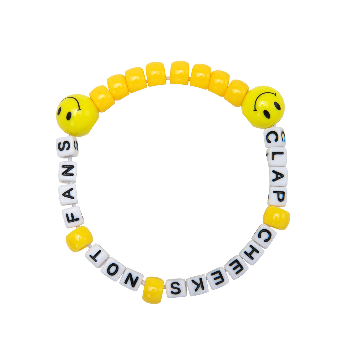 Clap Cheeks Not Fans Kandi Bracelet