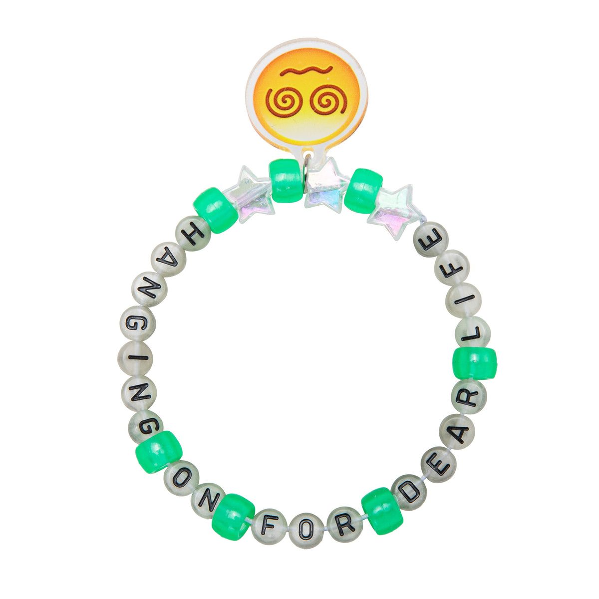 Hanging On for Dear Life Kandi Bracelet