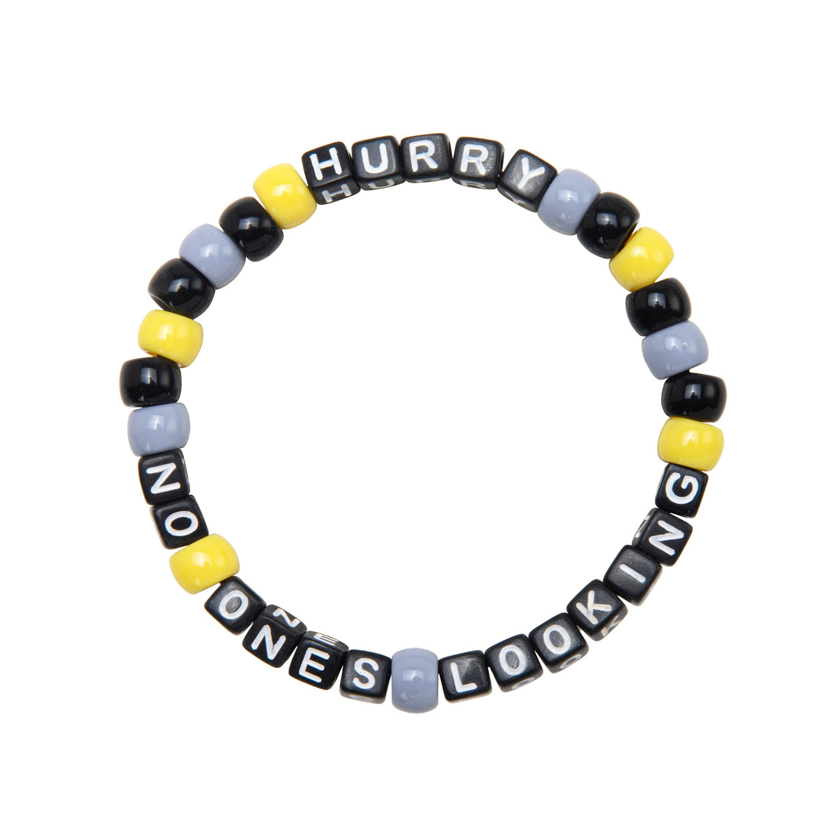 Hurry! No One's Looking Kandi Bracelet
