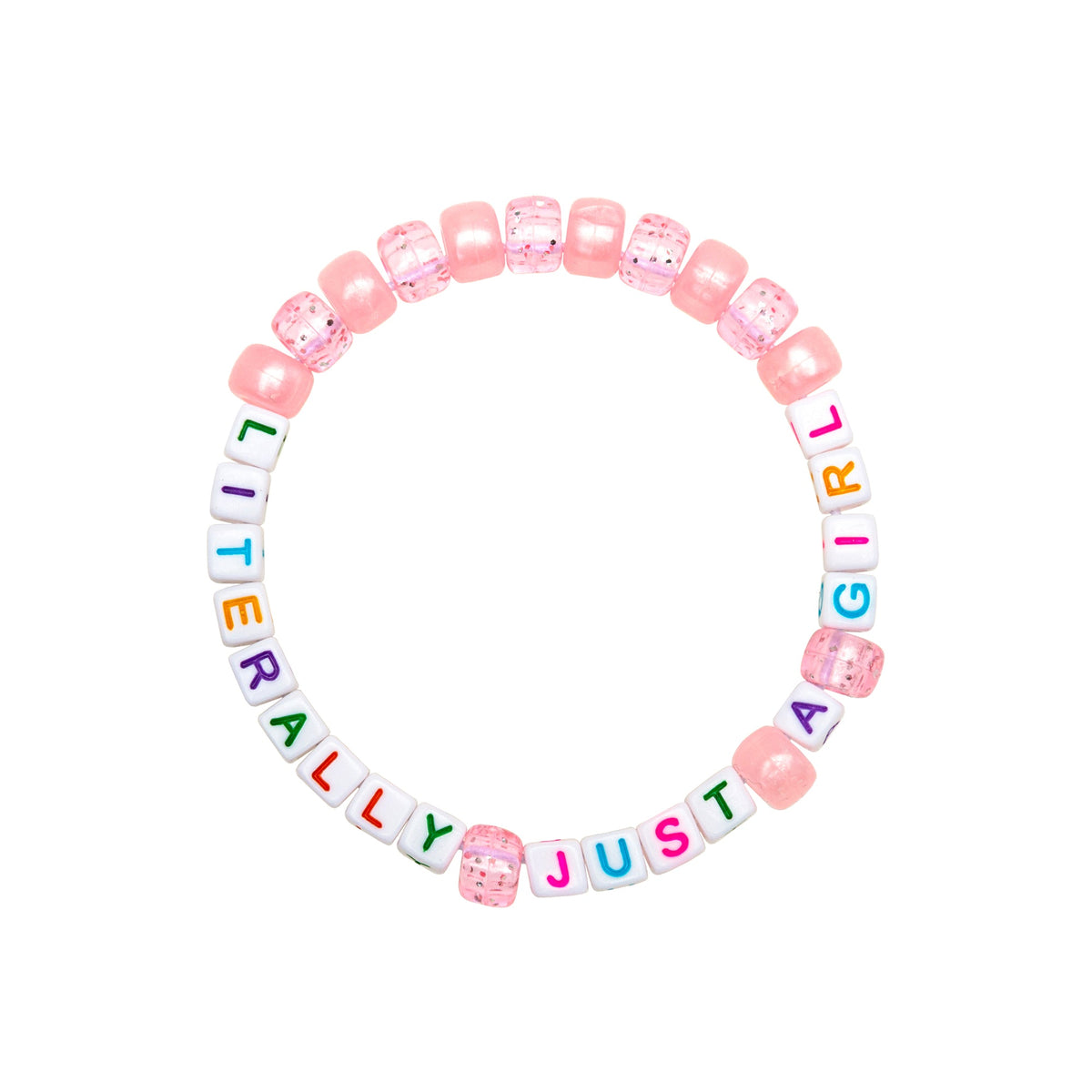 Literally Just a Girl Kandi Bracelet