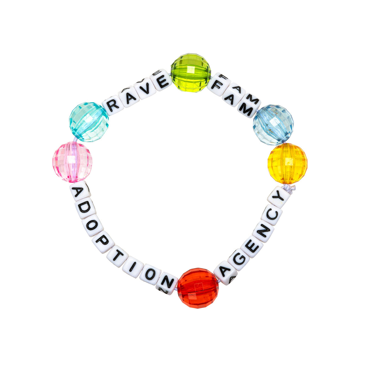 Rave Fam Adoption Agency Kandi Bracelet