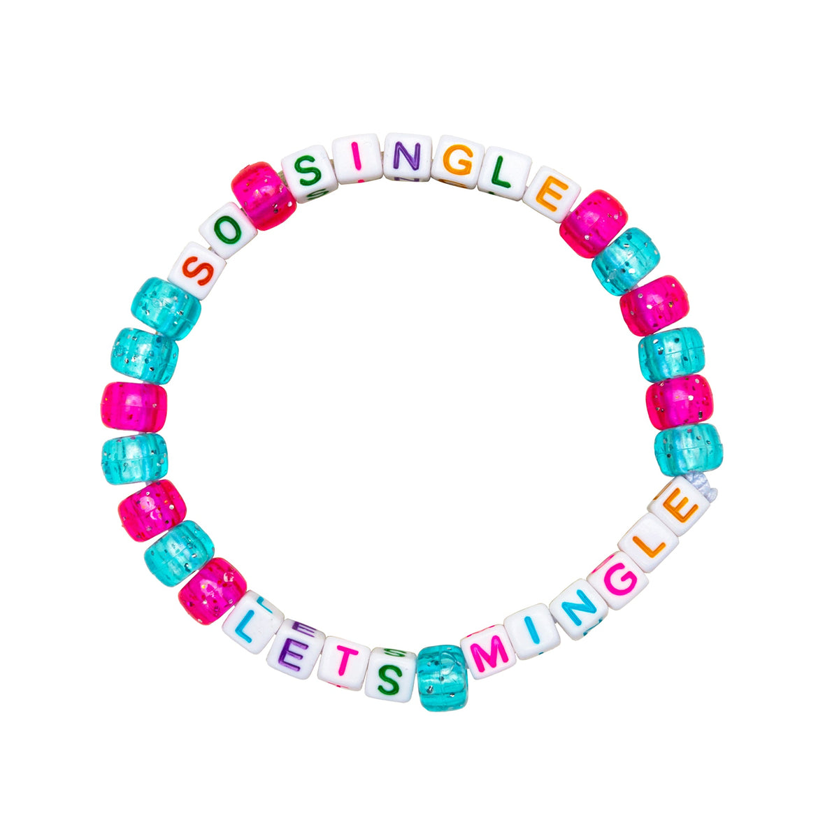 So Single, Let's Mingle Kandi Bracelet